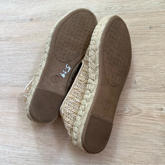DV Dolce Vita Woven Wicker/Straw Neutral Tones Espadrille Flats - Picture 4 of 6